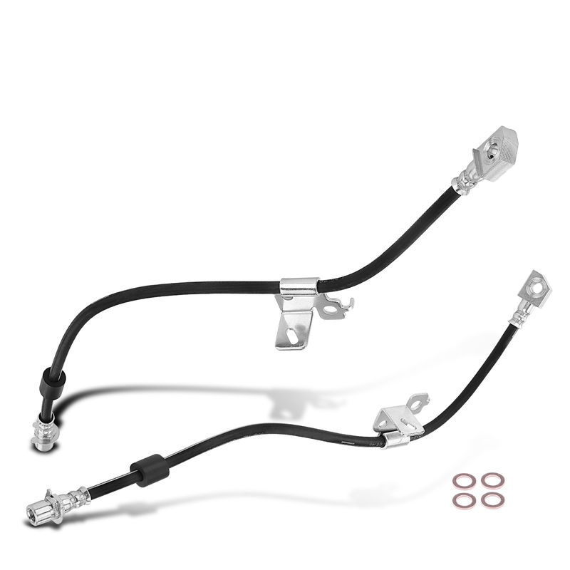2Pcs Front Brake Hydraulic Hose for Ford F-150 SVT 2010-2011 V8 5.4L 6.2L