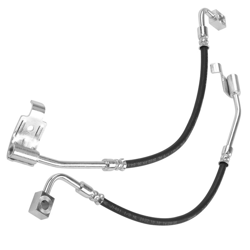 2Pcs Rear Brake Hydraulic Hose for Jeep Wrangler 2008-2012 3.6L 3.8L