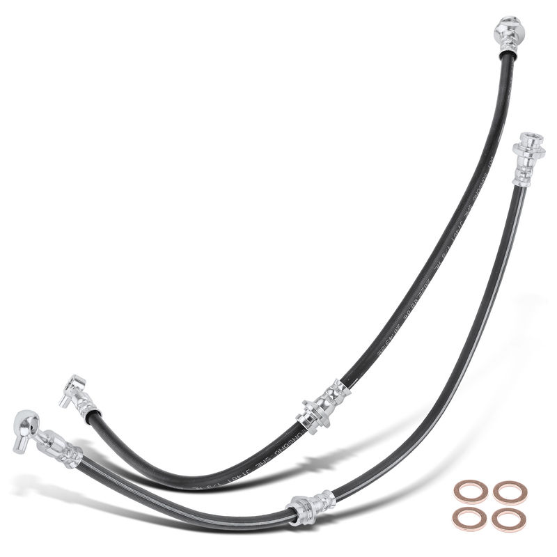 2Pcs Front Brake Hydraulic Hose for Nissan Rogue 08-14 Rogue Select 14-15