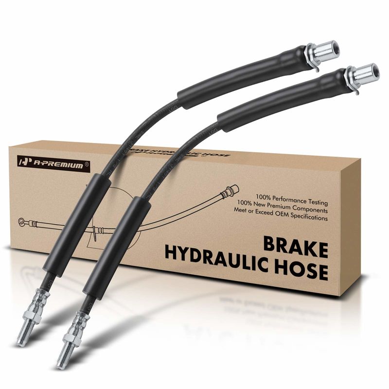 2Pcs Rear Brake Hydraulic Hose for Ford Explorer Police Interceptor Utility