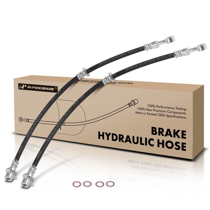 2Pcs Front Brake Hydraulic Hose for Acura MDX 2003-2006 V6 3.5L
