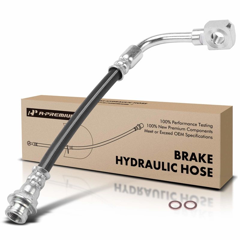 Rear Driver or Passenger Outer Brake Hydraulic Hose for Chevrolet Caprice Impala