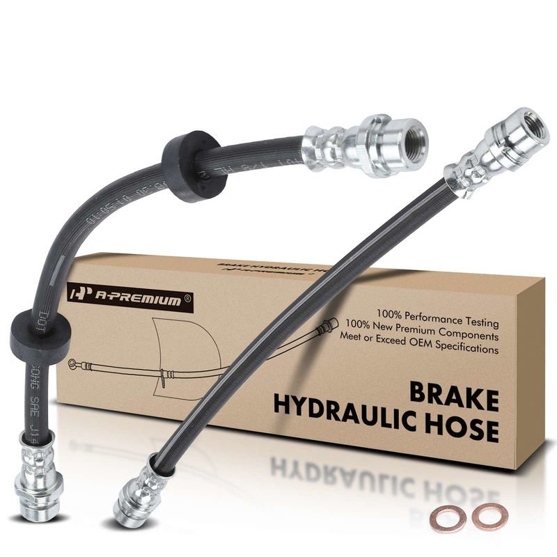 2Pcs Rear Brake Hydraulic Hose for Ford Escape Mazda Tribute Mercury 2008-2012
