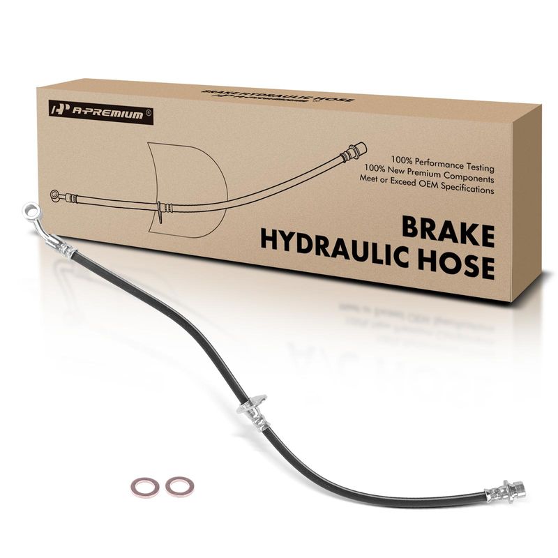 Front Passenger Brake Hydraulic Hose for Honda Civic 2003-2005 L4 1.3L