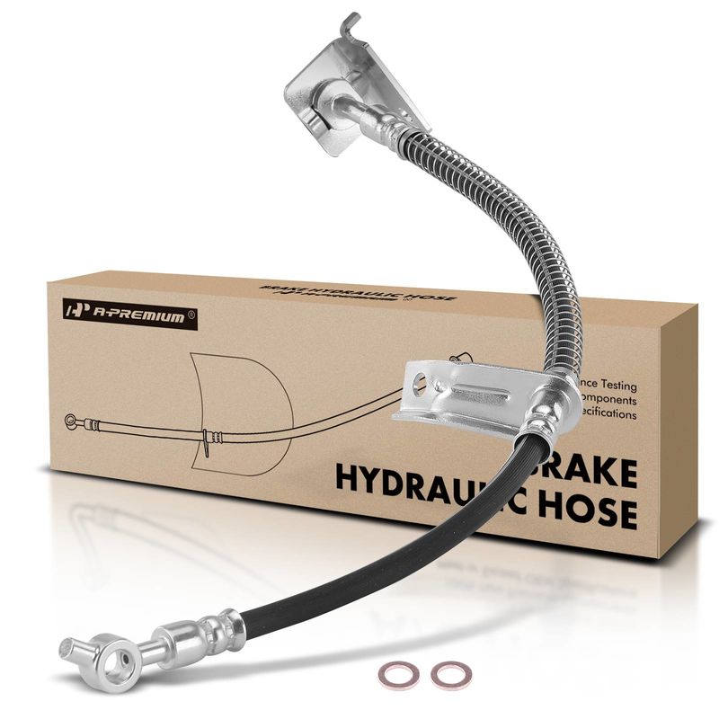 Front Driver Brake Hydraulic Hose for Hyundai Elantra 2017-2020 Kia Forte