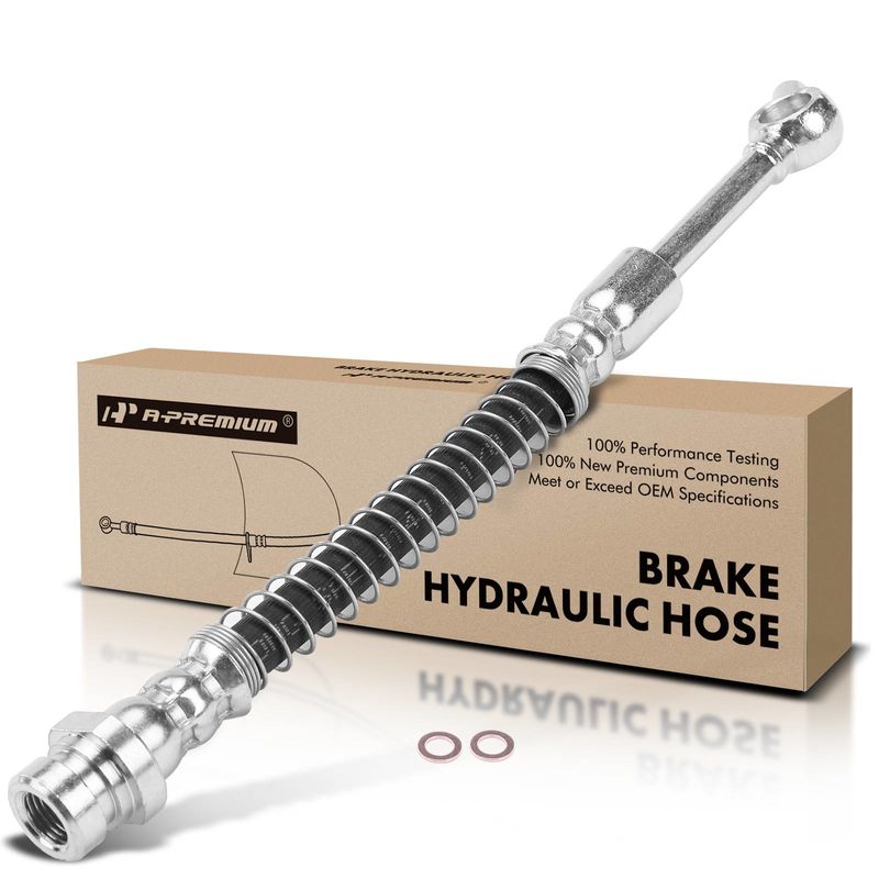 Rear Driver or Passenger Outer Brake Hydraulic Hose for Kia Soul 2010-2013