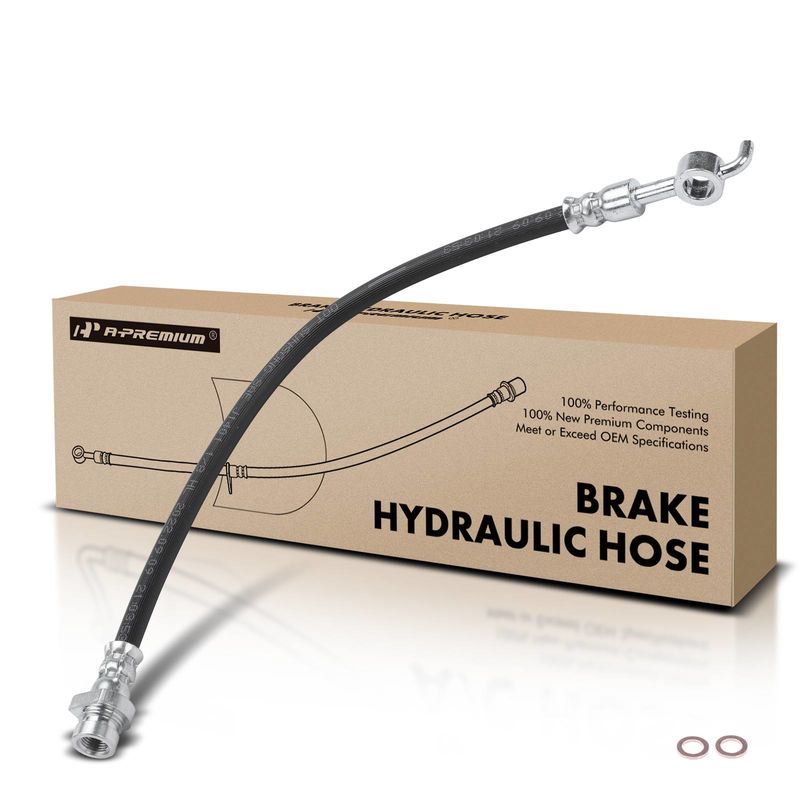 Rear Driver or Passenger Brake Hydraulic Hose for Kia Rio 2012-2017 L4 1.6L
