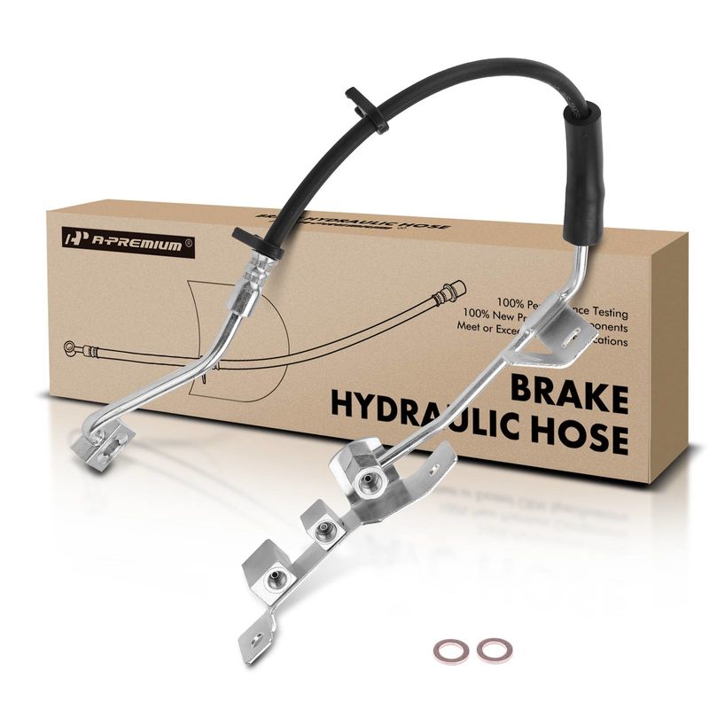 Front Driver Brake Hydraulic Hose for Dodge Ram 1500 2002-2005 4-Wheel ABS