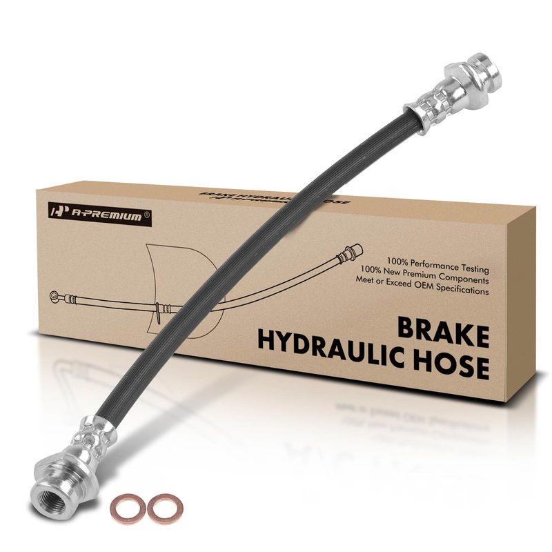 Rear Driver or Passenger Brake Hydraulic Hose for Nissan Sentra 1991-1994