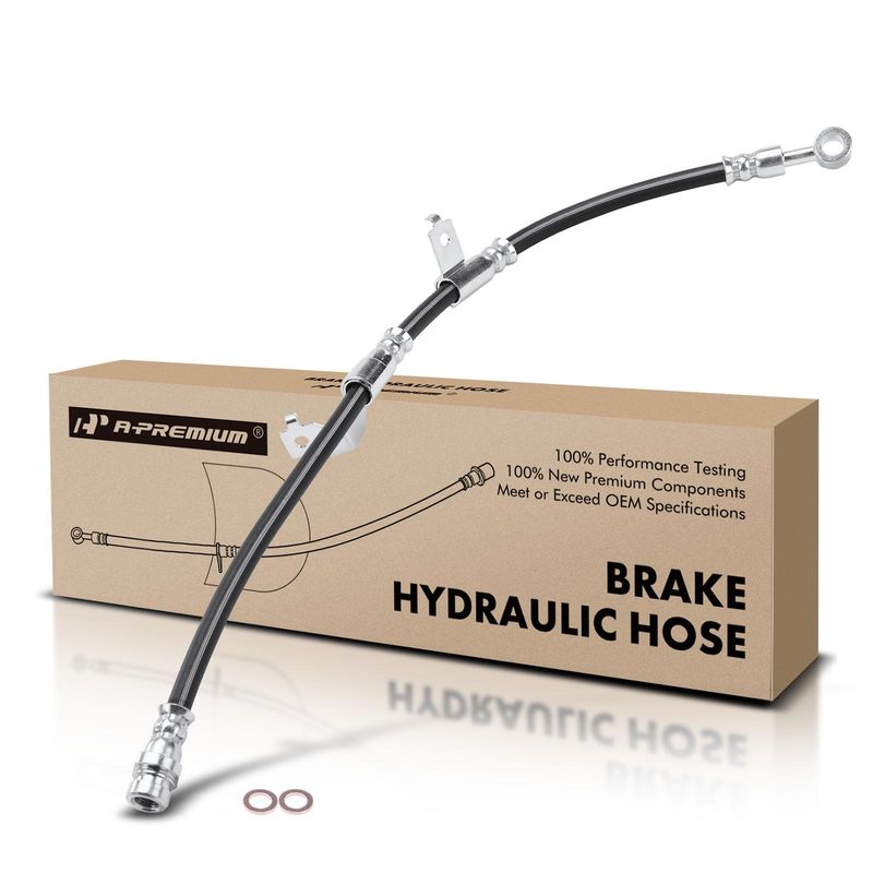 Front Driver Brake Hydraulic Hose for Kia Rondo 2007-2010 L4 2.4L V6 2.7L Wagon