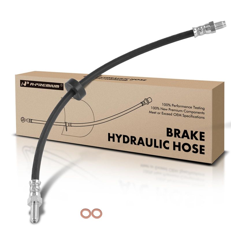 Front Driver or Passenger Brake Hydraulic Hose for Jaguar XKR 2000-2006 XJ8 XJR