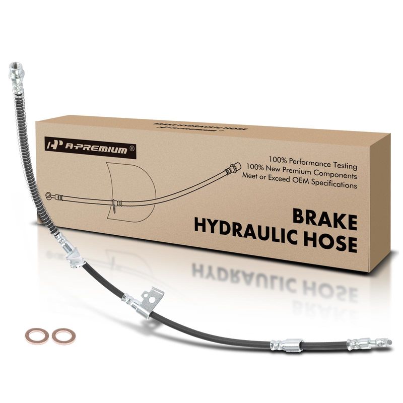 Front Driver Brake Hydraulic Hose for Kia Amanti 2007 2008 2009 V6 3.8L