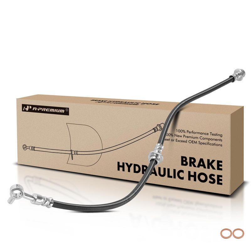 Front Passenger Brake Hydraulic Hose for Nissan Juke 2011-2017 L4 1.6L