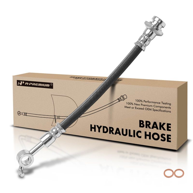 Rear Driver Outer Brake Hydraulic Hose for Nissan Juke 2011-2017 Leaf 2011-2019