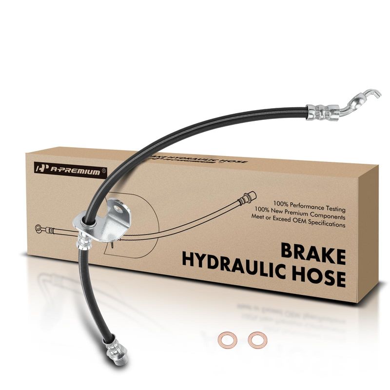Rear Passenger Brake Hydraulic Hose for Toyota Corolla 09-19 Matrix Pontiac Vibe