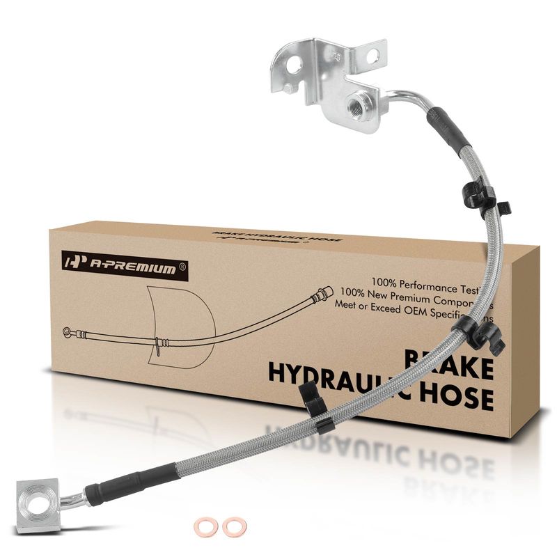 Front Passenger Brake Hydraulic Hose for Jaguar S-Type 2006-2008 XF 4.2L 3.0L