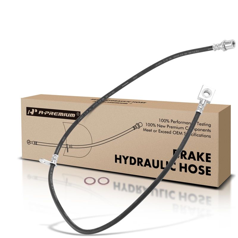Rear Driver or Passenger Brake Hydraulic Hose for Hino 185 2005-2010 L4 4.7L