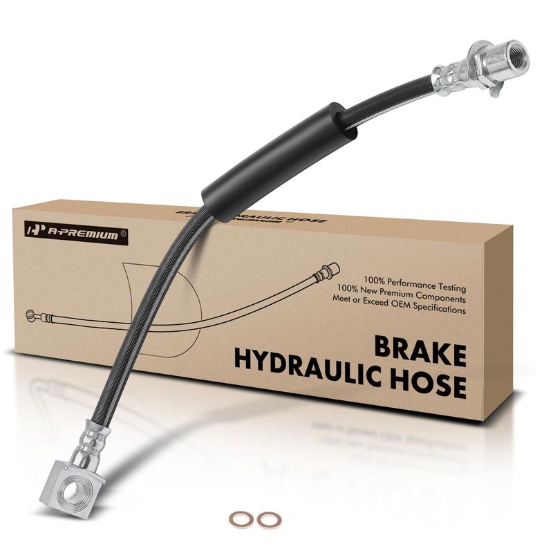Rear Left Outer Brake Hydraulic Hose for Chevrolet Silverado 3500 HD 11-12 GMC