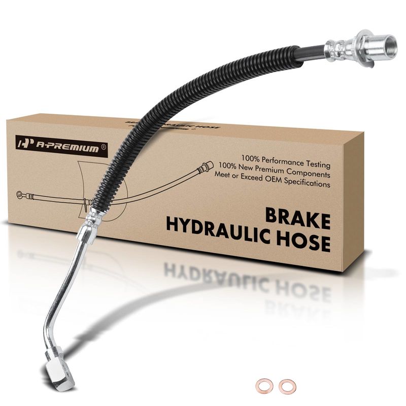Front Driver Brake Hydraulic Hose for Saturn SC SC1 SC2 SL SL1 SL2 SW1 SW2
