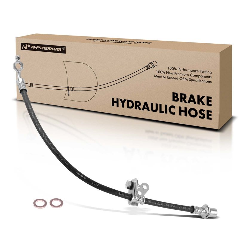 Front Driver Brake Hydraulic Hose for Lexus SC300 1992-2000 SC400 Toyota Supra