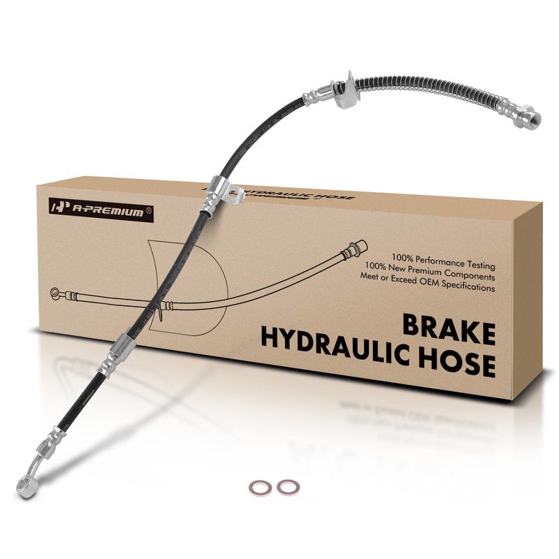 Front Passenger Brake Hydraulic Hose for Kia Amanti 2004-2006 V6 3.5L