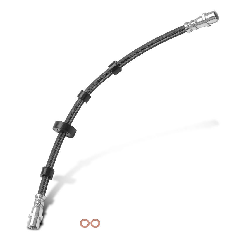 Front Driver Brake Hydraulic Hose for Volkswagen Eurovan 2000-2003 V6 2.8L 375mm