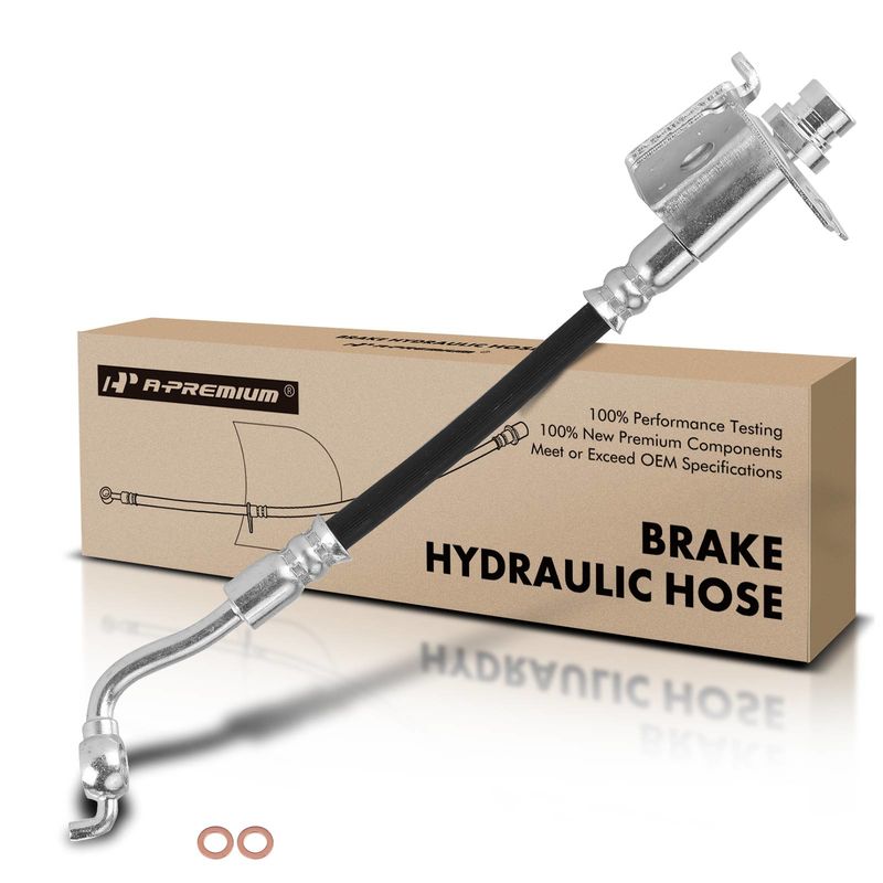 Rear Left Outer Brake Hydraulic Hose for Hyundai Accent 2012-2017 L4 1.6L