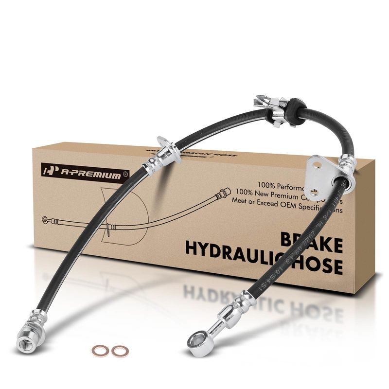 Front Driver Brake Hydraulic Hose for Honda Accord Odyssey Acura CL Isuzu Oasis