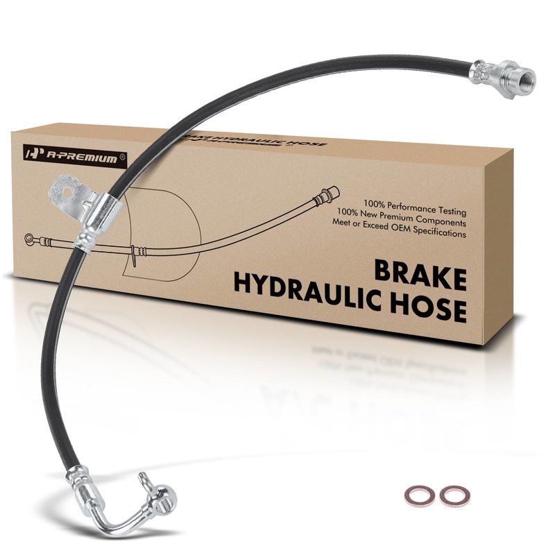 Front Driver Brake Hydraulic Hose for Hyundai Genesis 2009 2010 2011 V6 3.8L