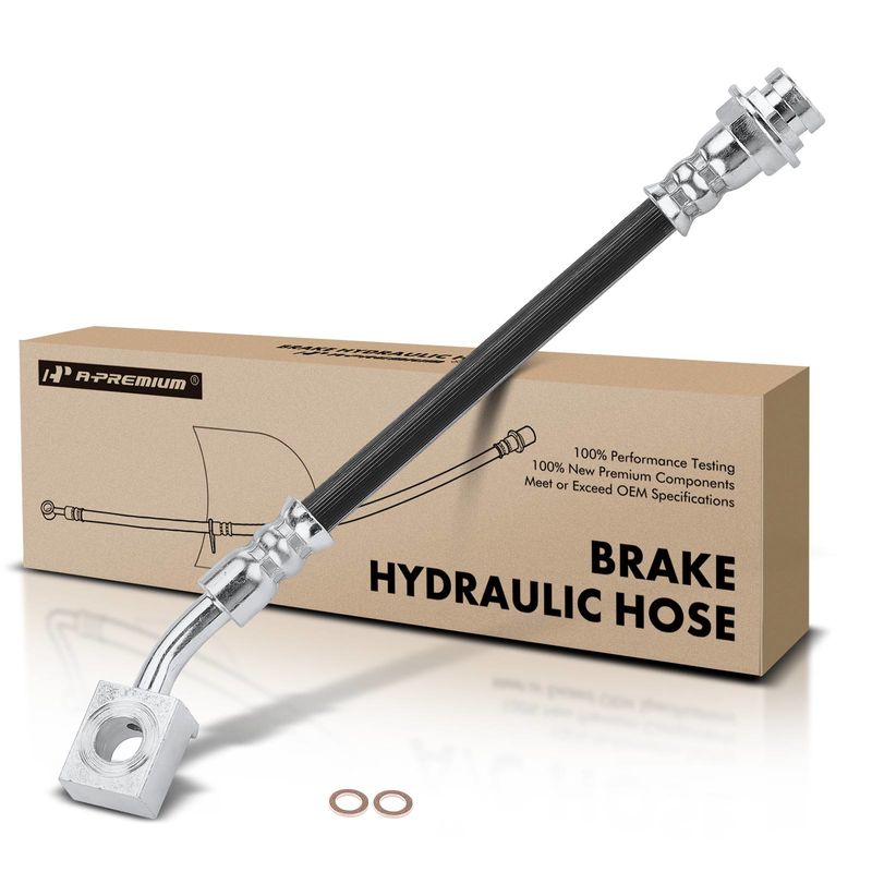 Rear Passenger Outer Brake Hydraulic Hose for Chevy Cobalt HHR Pontiac G5 Saturn