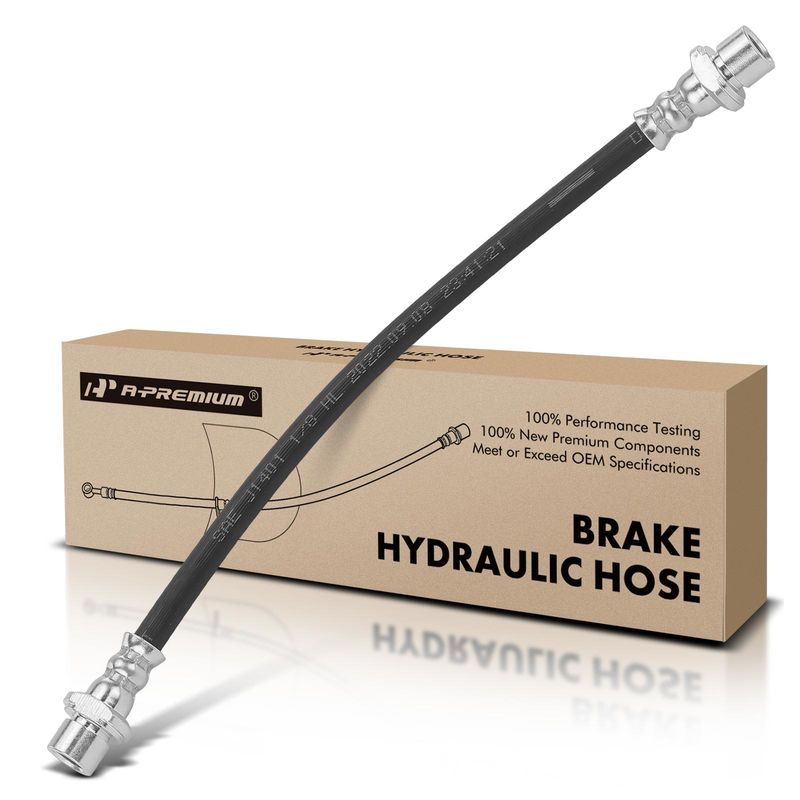 Rear Passenger Inner Brake Hydraulic Hose for Toyota Yaris 2014-2018 L4 1.5L