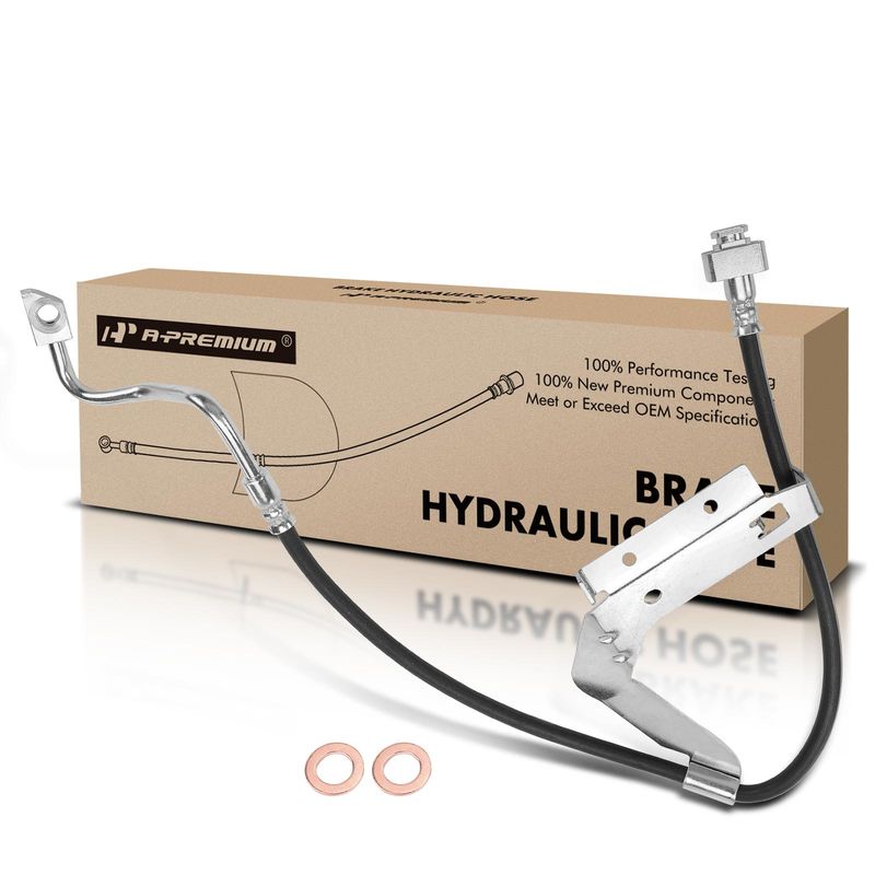 Front Driver Brake Hydraulic Hose for Ford F-250 F-350 F-450 F-550 Super Duty