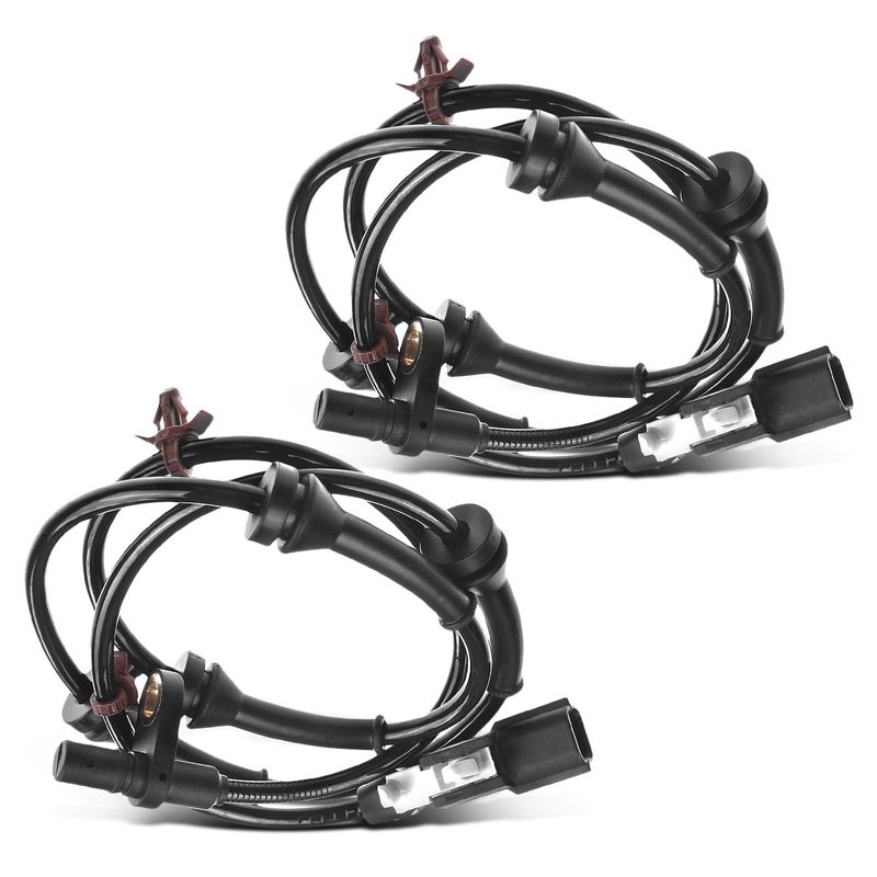 2x Rear Driver & Passenger ABS Wheel Speed Sensor for Nissan Rogue 2014-2017 FWD
