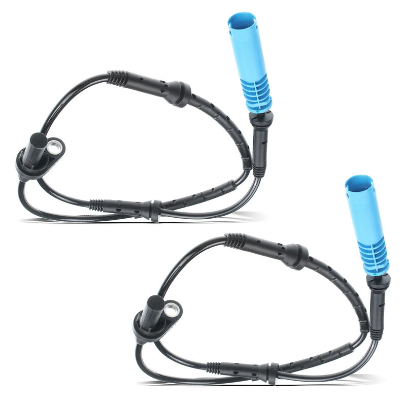 2x Front Driver & Passenger ABS Wheel Speed Sensor for BMW E66 E65 745i 750i