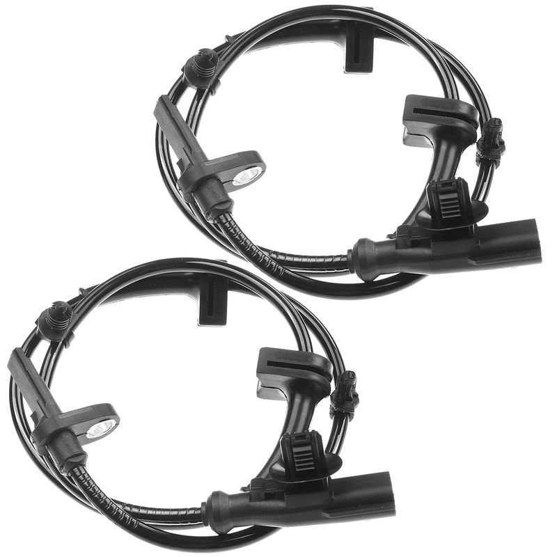 2x Front Driver & Passenger ABS Wheel Speed Sensor for Ford Fiesta 2011