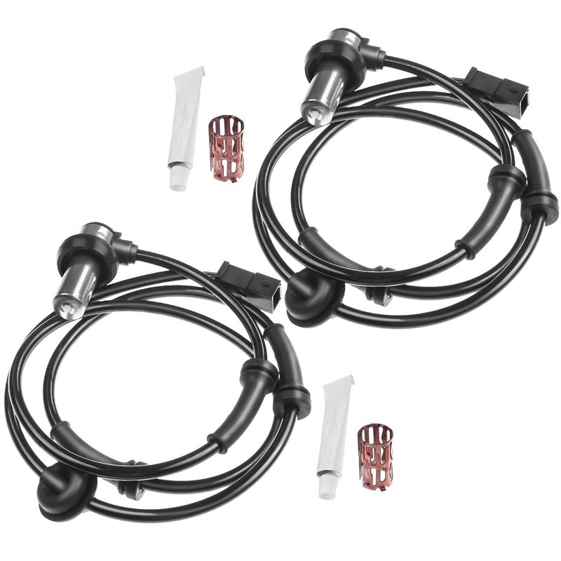 2x Rear Driver & Passenger ABS Wheel Speed Sensor for Audi 90 1994-1995