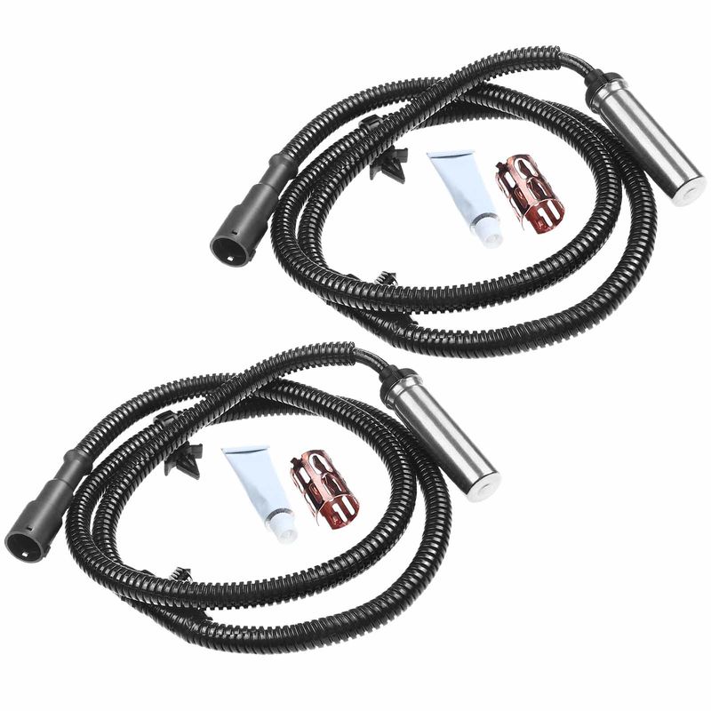 2x Front Left & Right ABS Wheel Speed Sensor for Land Rover Discovery 94-99
