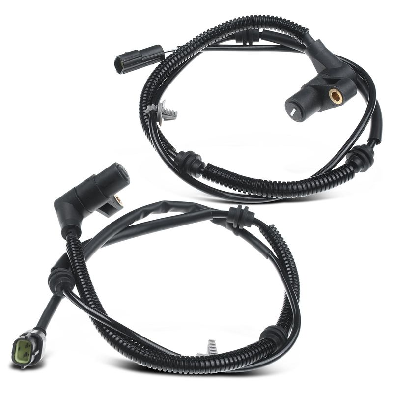 2x Front Driver & Passenger ABS Wheel Speed Sensor for Kia Rio 2003-2005 L4 1.6L