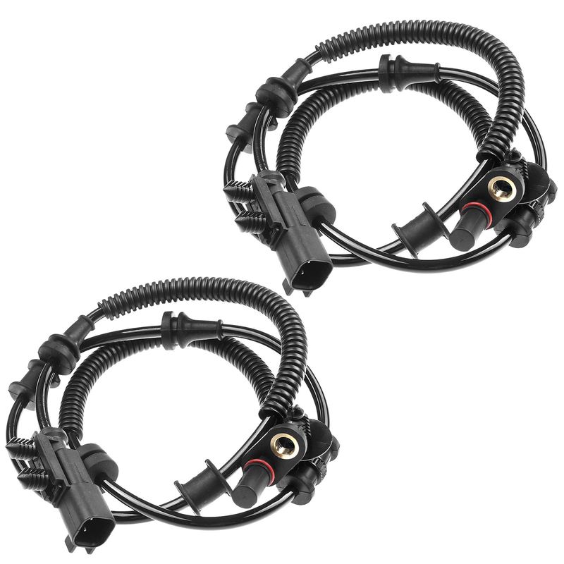 2x Front Driver & Passenger ABS Wheel Speed Sensor for Chrysler Pacifica 17- 19