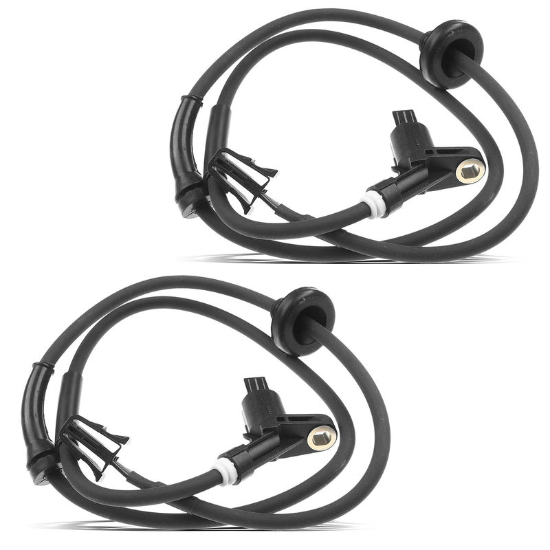 2x Rear Driver & Passenger ABS Wheel Speed Sensor for VW Golf Jetta Cabrio Seat