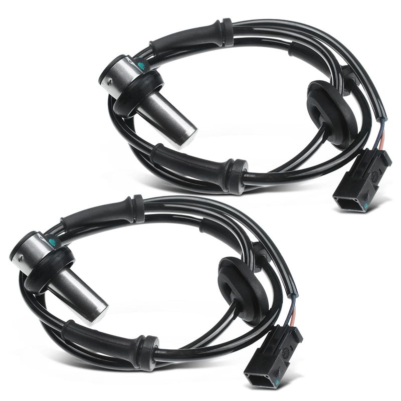 2x Rear Driver & Passenger ABS Wheel Speed Sensor for Audi 80 90 A4 Quattro