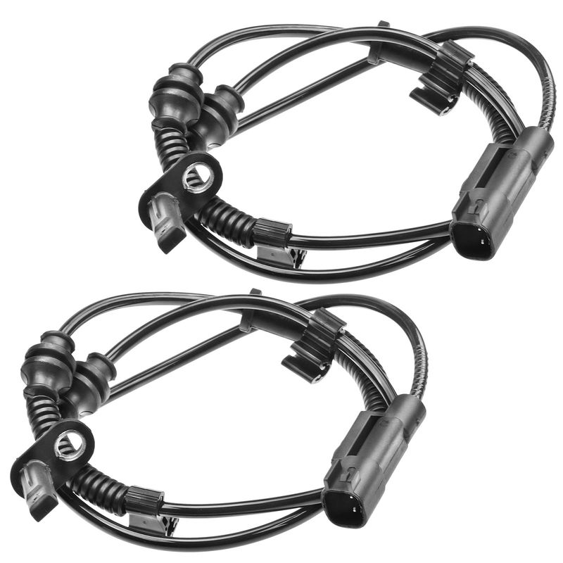 2x Rear Driver & Passenger ABS Wheel Speed Sensor for Jeep Cherokee 2014-2018