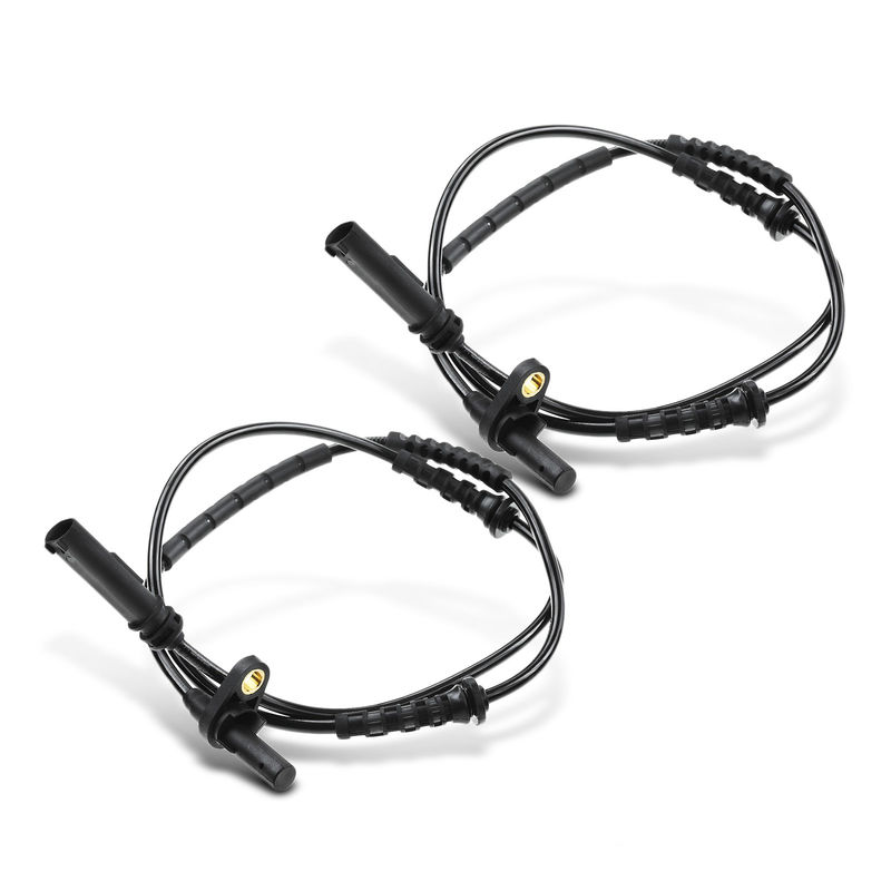 2x Front Driver & Passenger ABS Wheel Speed Sensor for BMW 535d 528i 535i M5
