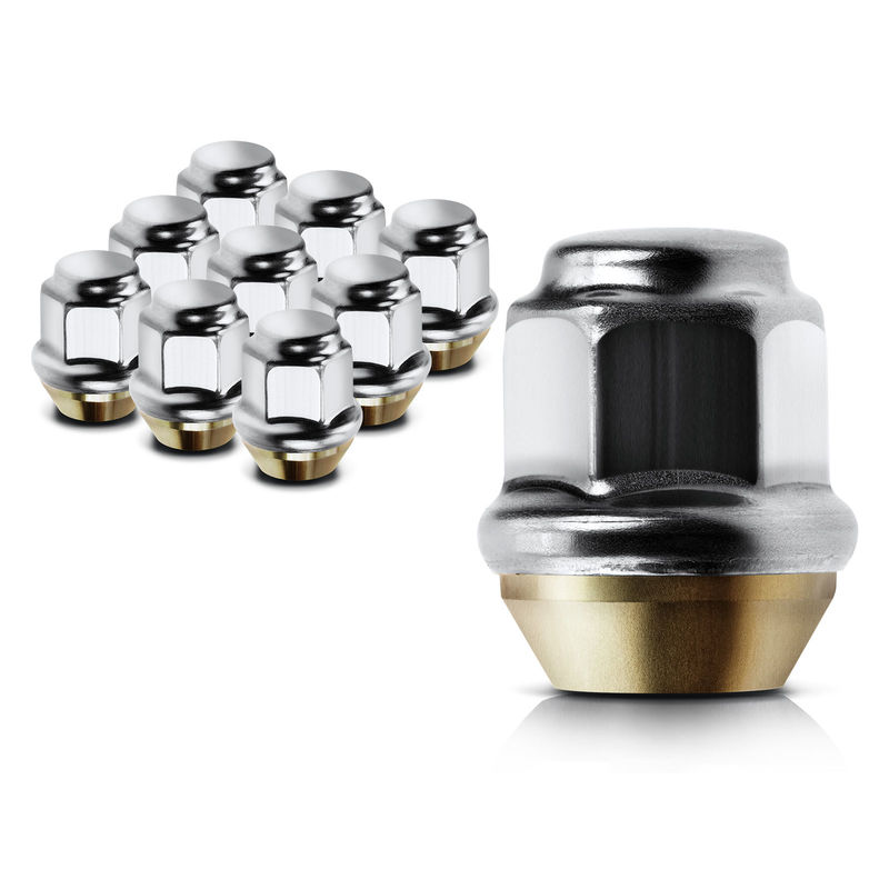 10x Front or Rear M12-1.5 Wheel Lug Nut for Chrysler Dodge Ford Honda Acura BMW
