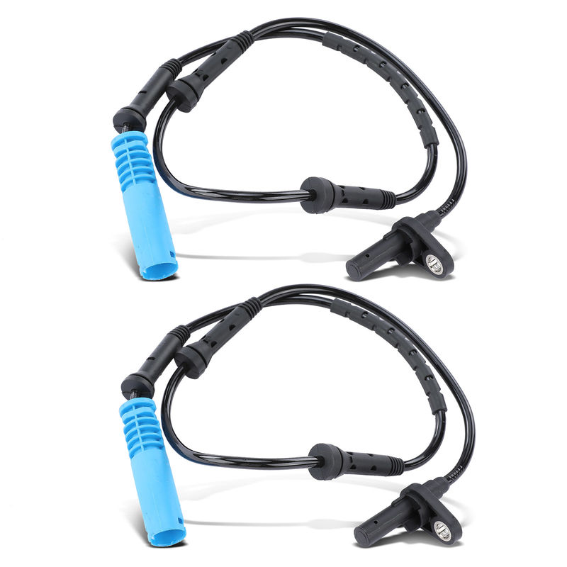 2x Front Driver & Passenger ABS Wheel Speed Sensor for BMW E60 528i xDrive 09-10