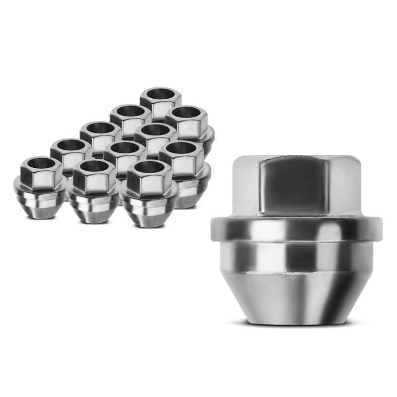 12x Front or Rear M14-2.0 Wheel Lug Nut for Ford Expedition F-150 Lincoln Mark LT