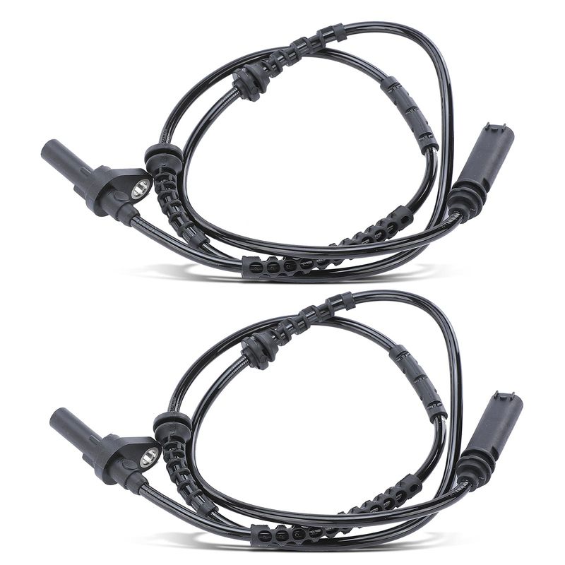 2x Front Driver & Passenger ABS Wheel Speed Sensor for BMW 535i GT xDrive 09-12