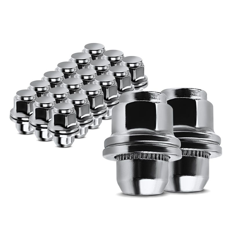 20x Front & Rear M12-1.25 Wheel Lug Nut for Nissan Murano Maxima Infiniti QX50