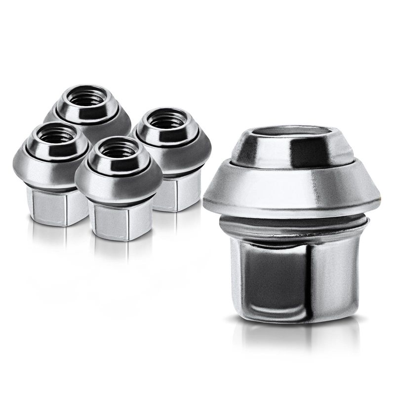 5x Front or Rear M12-1.5 Wheel Lug Nut for Volvo S40 04-11 C30 07-10 V50 05-11