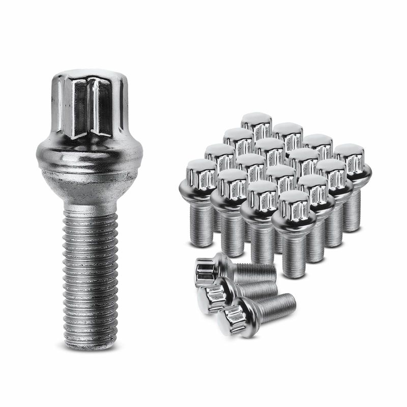 20x Front & Rear M14-1.50 Wheel Lug Stud for Mercedes-Benz C180 E280 S350 S550